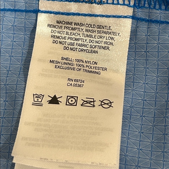 Columbia Vibrant Blue and Dark Hooded Jacket - Picture 6 of 6